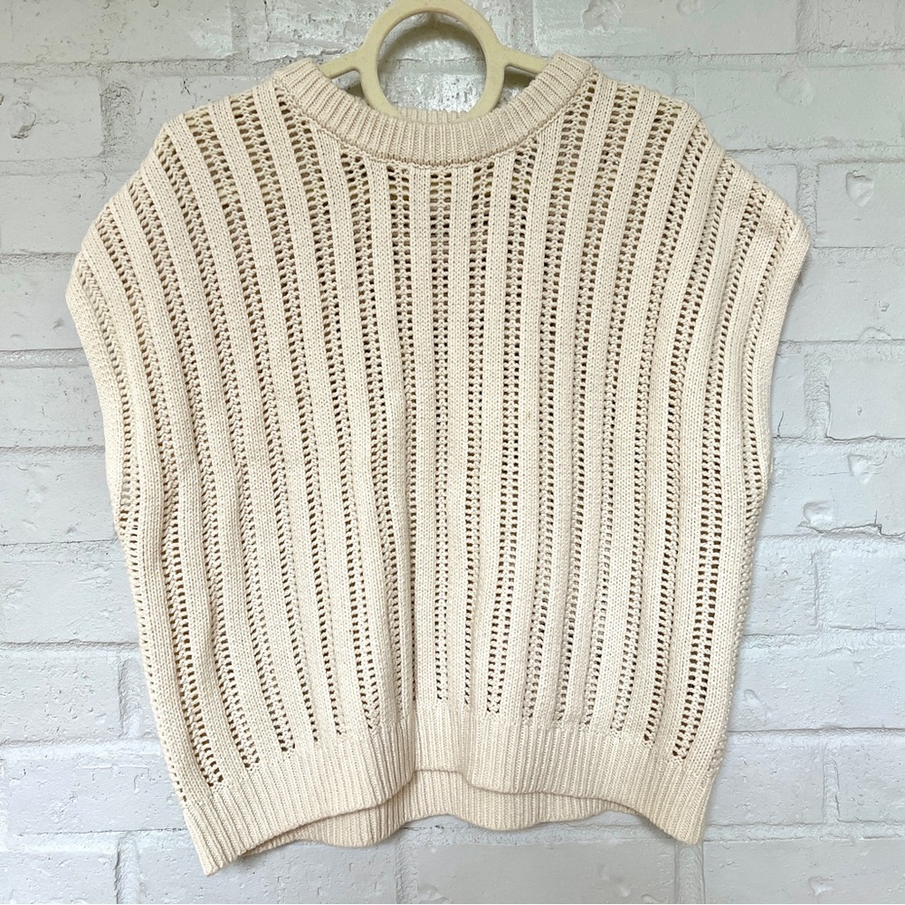 Jessica Simpson Crochet Sweater Vest